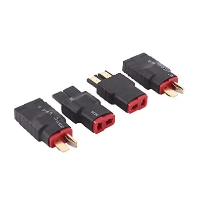 Image of OliRC 4pcs Traxxas TRX to T Plug Deans Style Male Female RC Connector Adapter(C81 4)
