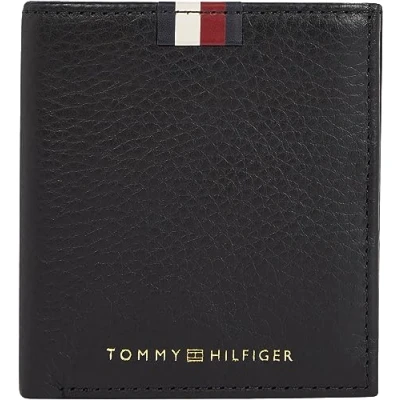 Image of Tommy Hilfiger Men Trifold Wallet with Coin Compartment, Multicolor (Black), One Size