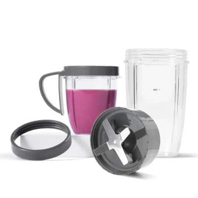 Image of NutriBullet Deluxe Upgrade Kit (As Seen on High Street TV), Packaging may vary, Grey