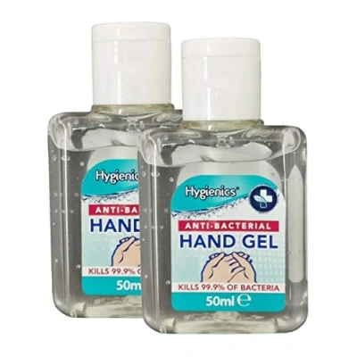 Image of Hygienics Anti bacterial Moisturising Hand Gel 50ml