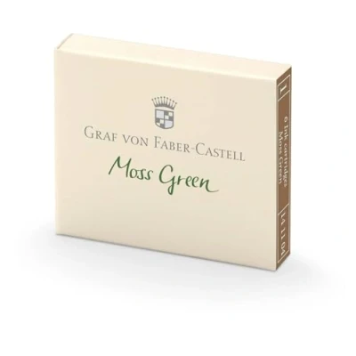 Image of Graf von Faber Castell Ink cartridges, Moss Green 6X, 141104