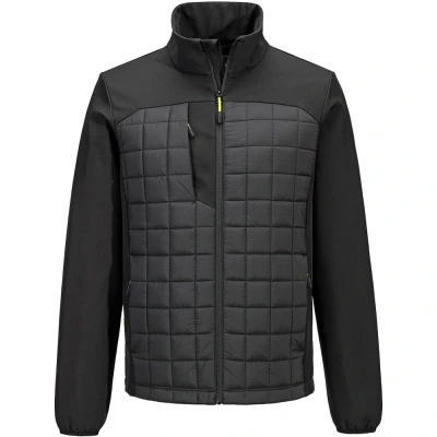 Image of Portwest PW3 Hybrid Jacket Black XS