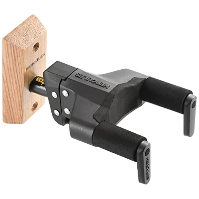Image of HERCULES Stands GSP38WB PLUS AGS Guitar Wall Hanger with Wood Base