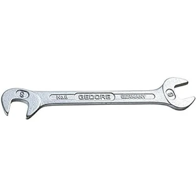Image of Gedore 8 12 mm Small Double Ended Midget Spanner Silver