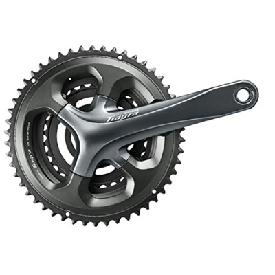 Image of SHIMANO Crank Chainset Tiagra 4703 50/39/30 172.5mm, Black