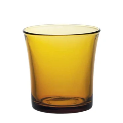 Image of 6x Amber 210ml Lys Tumbler Glasses By Duralex