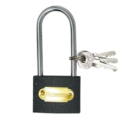 Image of Dapetz ® Cast Iron Padlock 50mm Long Shackle Outdoor Safety Security Lock Rotating Prevents Cutting by Any Type of Saw, from Gym lockers to Tool Boxes.