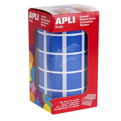 Image of Apli 946021 Roll gomets Squared 20.0 Blue