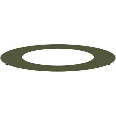 Image of vidaXL Ceramic Planter Olive green Large Decorative Inlays