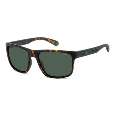 Image of Polaroid PLD 2157/S MATTE HAVANA/GREEN 57/18/135 men Sunglasses