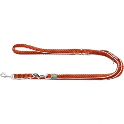 Image of HUNTER HILO COMFORT harness for small dogs, with mesh material and reflective elements,orange,2,5 x 200 cm