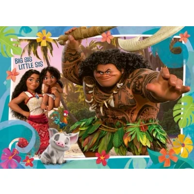 Image of Ravensburger Disney Moana 2 Gifts Jigsaw Puzzles for Kids Age 6 Years Up 100 Pieces XXL