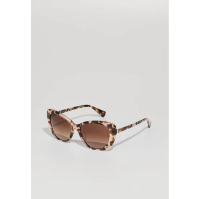 Image of Ralph Lauren Sunglasses, Women&#039;s, Size: 56, Shiny pink havana