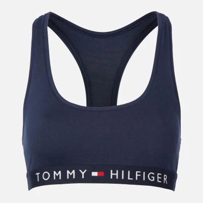 Image of Tommy Hilfiger Women Bralette Stretch, Blue (Navy Blazer), XS