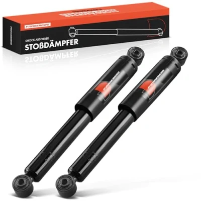 Image of Frankberg 2x Shock Absorber Rear Axle Compatible with Mu.l.ti.v.an V 7E 7H Bus 1.9L 3.2L 2003 2015 Transporter Bus/Box/Platform/Chassis Replace# 7H0513029E