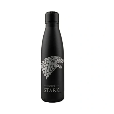 Image of Cinereplicas Game of Thrones Stark 500 ml Stainless Steel Insulated Water Bottle Official Licence