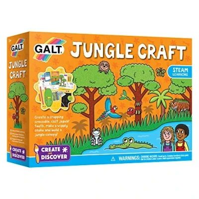 Image of Galt, Jungle Craft, Craft Kit for Kids, Ages 5 Years Plus, Medium