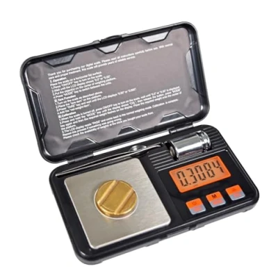 Image of Mercury Digital Pocket Scale 50g / 0.001g Mini Kitchen Weighing Scales With Back Lit Screen, Accuracy and Precision for Jewellery, Gold, Food, Coffee, Herb, Coins