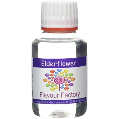 Image of Flavour Factory Intense Food Flavouring, Elderflower, 100 ml
