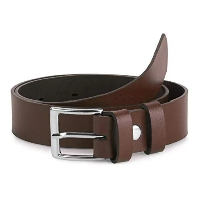 Image of Kids Leather Belt K1D5 (Brown, 60 cm (Total length 79 cm))
