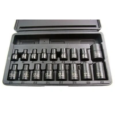 Image of US PRO 1357 Impact e torx, Black