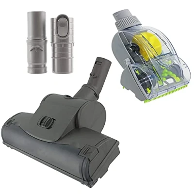 Image of SPARES2GO Main Turbo Brush + Mini Turbine Head for All Models of Dyson Vacuum Cleaner