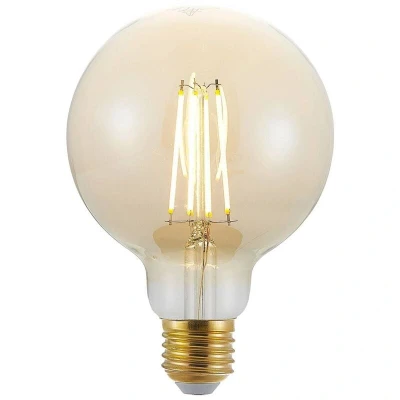 Image of Arcchio LED bulb E27 G95 6,5 W 2,500 K amber 3 step dimmer