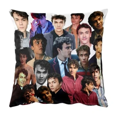 Image of Benjamin Wadsworth Photo Collage Square Throw Pillow Case Cushion Cover Pillowcase