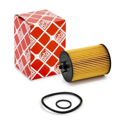Image of 2661800009, 2661840325, A2661800009, A2661840325 Oil Filter FEBI BILSTEIN 109120 with seal ring Insert MERCEDES BENZ: A Class, B Class