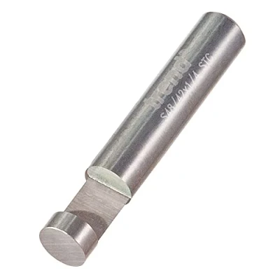 Image of Trend Professional Flush &amp; Trim Cutter, 90 Degree Guided Low Profile, 1/4 Inch Shank, 6.3mm Cut Diameter 6mm Length, Solid Tungsten Carbide, S48/42X1/4STC