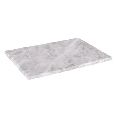 Image of 20cm x 30cm White Rectangle Marble Chopping Board By Argon Tableware