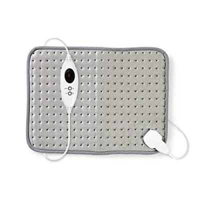 Image of Ex Pro Electric Heat Pad for Pain Relief, 42 x 32cm with 6 Adjustable Temperatures and Auto Off, Machine Washable, Back, Stomach, Arm, Leg, Neck, Shoulders, Muscle &amp; Period