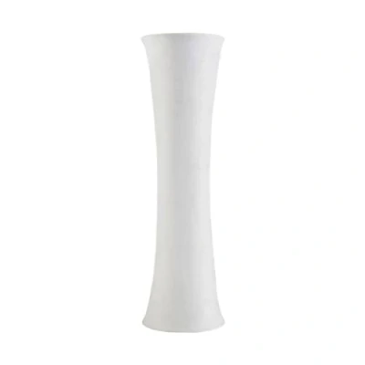 Image of Floor Lamp &#039;Liana&#039; (Modern) in White Made of Textile for e.g. Living Room &amp; Dining (2 Light Sources, E27) from Lindby Standard