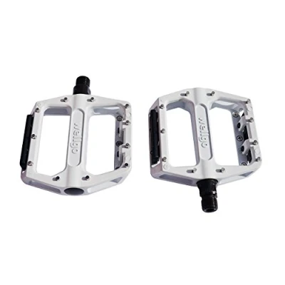 Image of New Wellgo B087U Ball Bearing Aluminium Mountain BMX Pedal with Reflector White