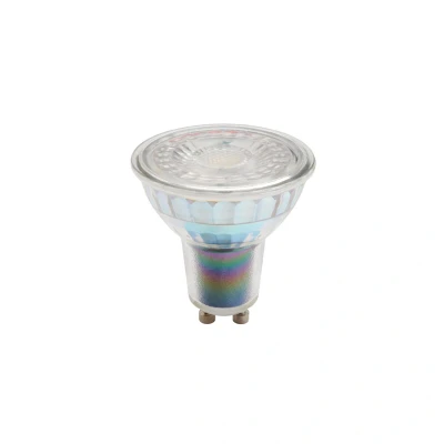 Image of Glass GU10 Dimmable LED Lamp 4.2W 2700K Bell Lighting Halo Elite