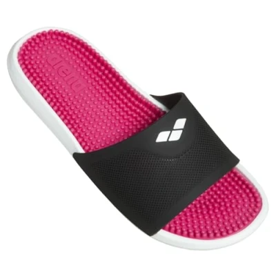 Image of Arena Unisex Marco Flip Flop, Black Pink White, 5 UK