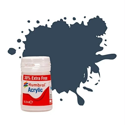 Image of Humbrol AB0245EP 245 RLM 74 Graugrun Matt 14ml Acrylic Plus 30% Paint, 14 ml (Pack of 1)