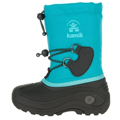 Image of Kamik Boy&#039;s Unisex Kids SNOWBUG NK8727 Snow Boot, Grey Tea, 7.5 UK Child