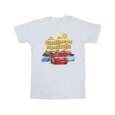 Image of Disney Mens Cars Radiator Springs Group T Shirt (White) Cotton Size 4XL