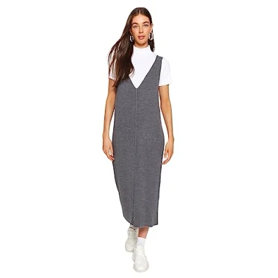 Image of Trendyol FeMan Shift Regular fit Knitwear Dress,Anthracite,S