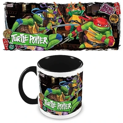 Image of Pyramid International Teenage Mutant Ninja Turtles Coffee Mug (Turtle Power Design) 11oz Ceramic Mug, Cups and Mugs for Women, Men Kids Official Merchandise
