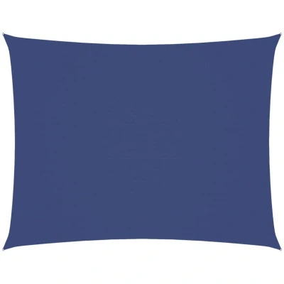 Image of vidaXL Sunshade Sail Oxford Fabric Rectangular 6x8 m Blue
