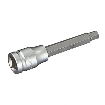 Image of King Dick Socket SD 3/8&quot; Insert Hex Bit Long Metric 10mm