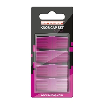 Image of Reloop Knob Cap Set replacement knobs for DJ mixer (Purple)