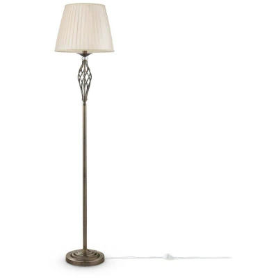 Image of Grace Floor Lamp Brass &amp; Crystal, 1 Light, E14