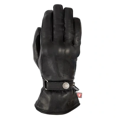 Image of Oxford Women&#039;s Holton Waterproof Motorcycle Gloves, Black, S