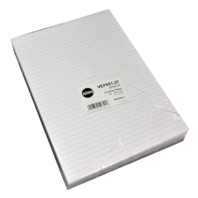 Image of RHINO A4 Loose Leaf Lined Paper, 500 Sheets / 1000 Page, 8mm Non Hole Punched, School &amp; Office Stationery Supplies