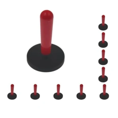 Image of 10 set of Strong Vinyl Film Wrap Magnetic Gripper Magnet Holder Sign Making Install Red