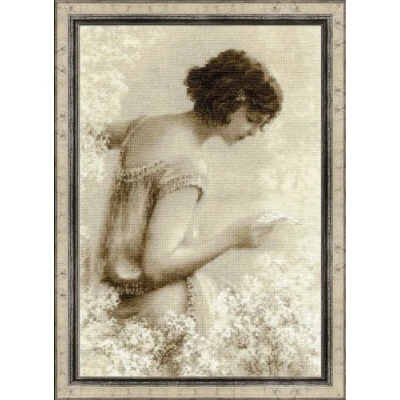 Image of Riolis Cross Stitch Kit 1277 The Letter