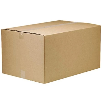 Image of OFFICE CENTRE 20 x Large UK Cardboard Packing Boxes 21x16x12&quot; Single Wall Postal Packaging Cartons for Moving &amp; Storage